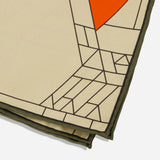 Frank Lloyd Wright Midway Gardens Winter Garden Prairie Wheat Pocket Square