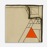 Frank Lloyd Wright Midway Gardens Winter Garden Prairie Wheat Pocket Square