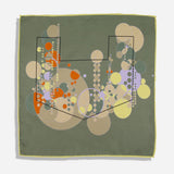 Frank Lloyd Wright Midway Gardens City By The Sea Garden Olive Pocket Square