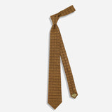 Frank Lloyd Wright Midway Gardens Detail Sketch Dark Oak Tie