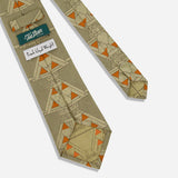 Frank Lloyd Wright Midway Gardens Winter Garden Prairie Wheat Tie