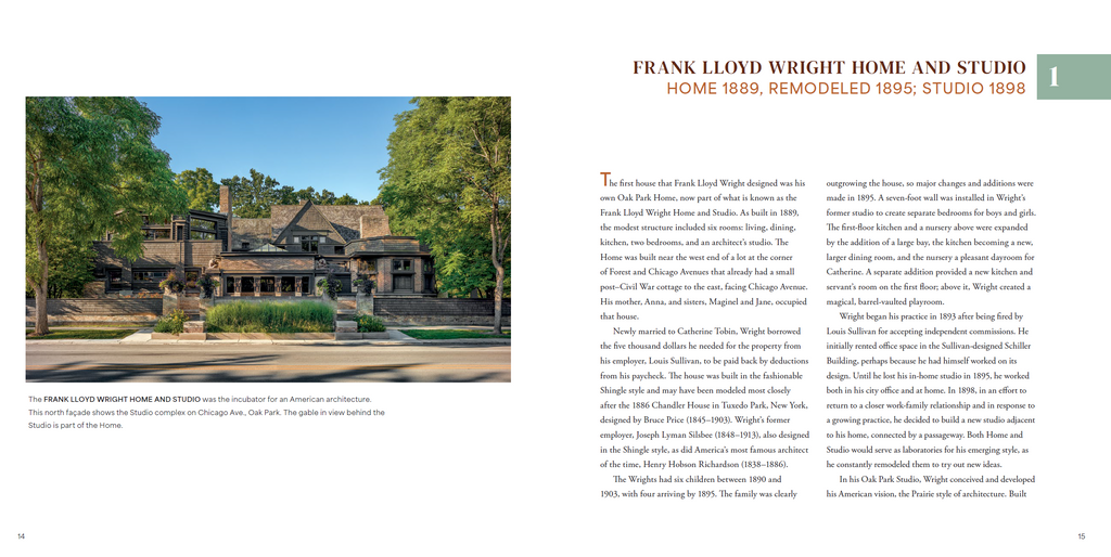 The Prairie Years FLW in Oak Park & River Forest Book