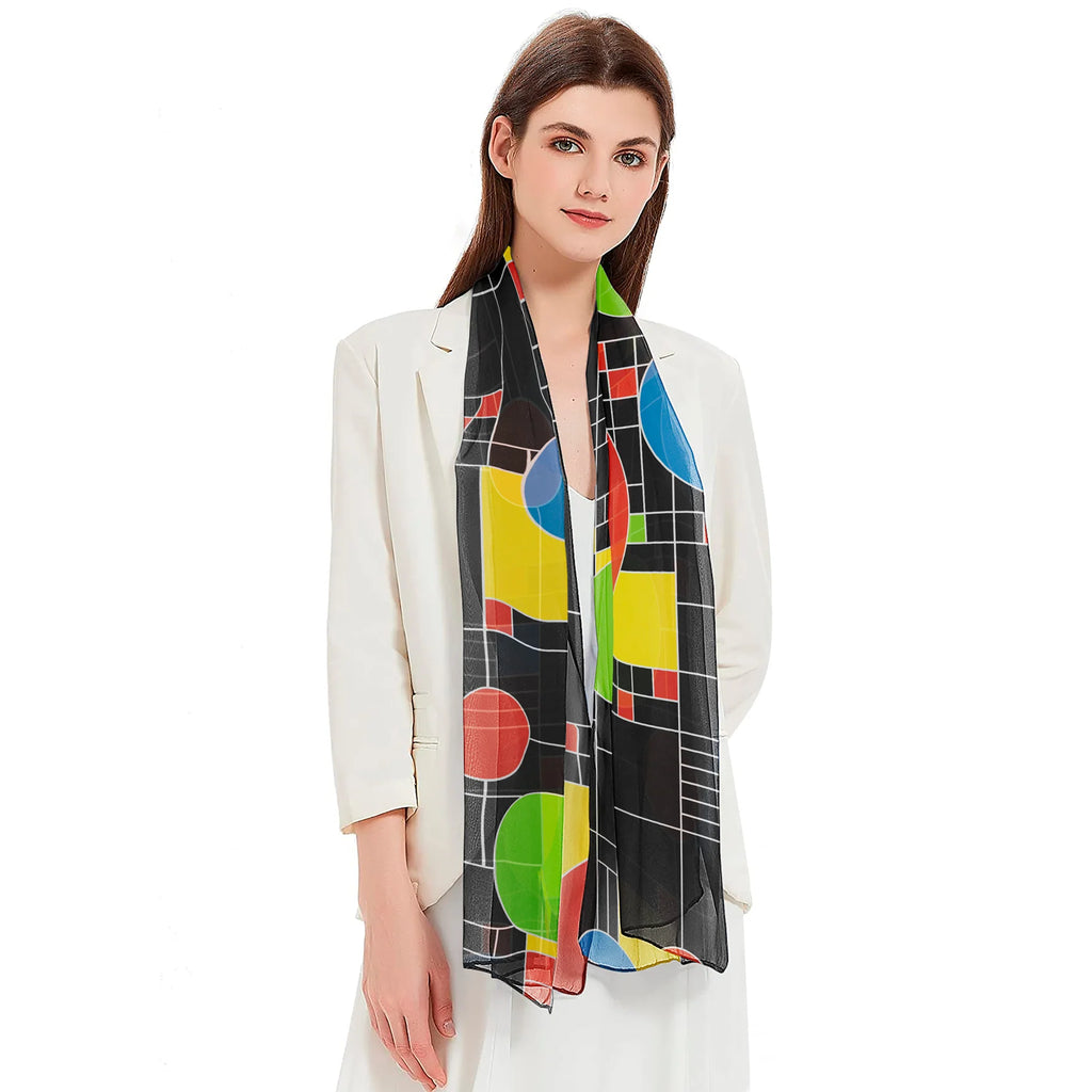 FLW- Coonley Playhouse Silky Sheer Long Scarf