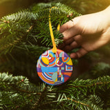 Frank Lloyd Wright Hoffman Rug Porcelain Keepsake Ornament