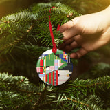 Frank Lloyd Wright "Hillside Curtain" Porcelain Keepsake Ornament