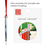 Frank Lloyd Wright "Hillside Curtain" Porcelain Keepsake Ornament