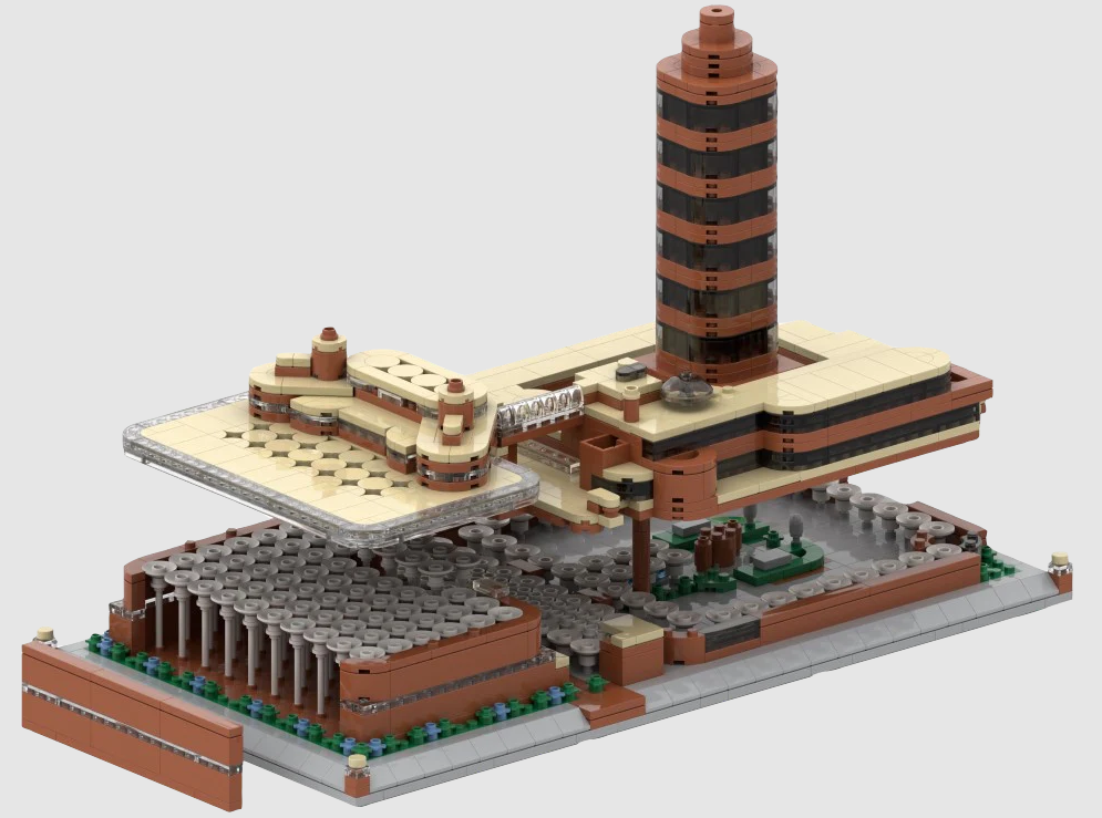 S C Johnson Global Headquarters Architecture Building Kit