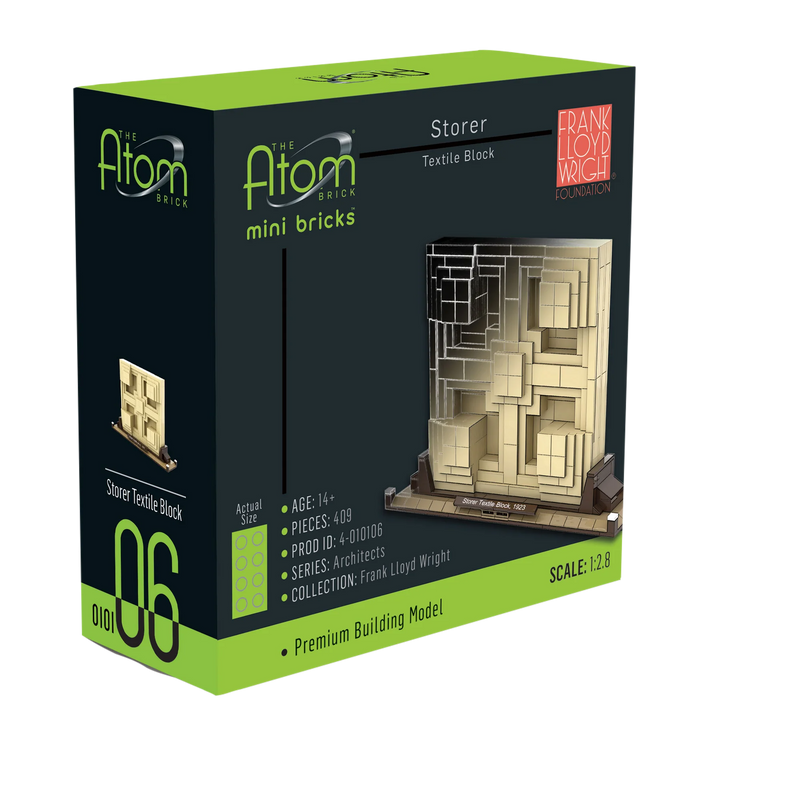 Storer Textile Block - Frank Lloyd Wright - Kit.