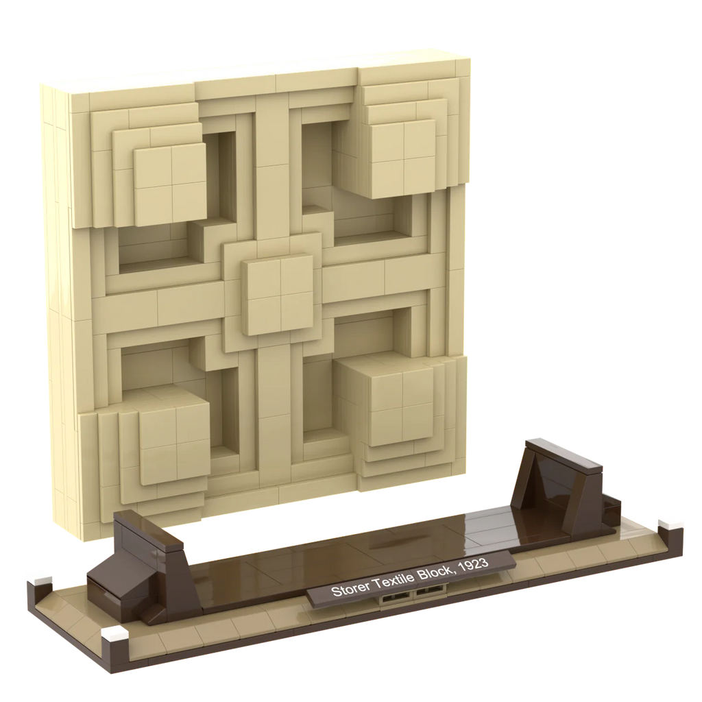 Storer Textile Block - Frank Lloyd Wright - Kit.