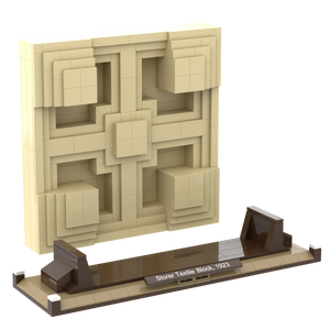 Storer Textile Block - Frank Lloyd Wright - Kit.