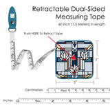 FLW Waterlilies Retractable Tape Measure