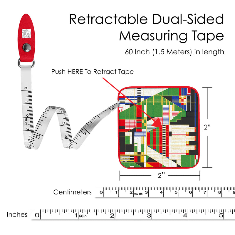 FLW Hillside Curtain Retractable Tape Measure