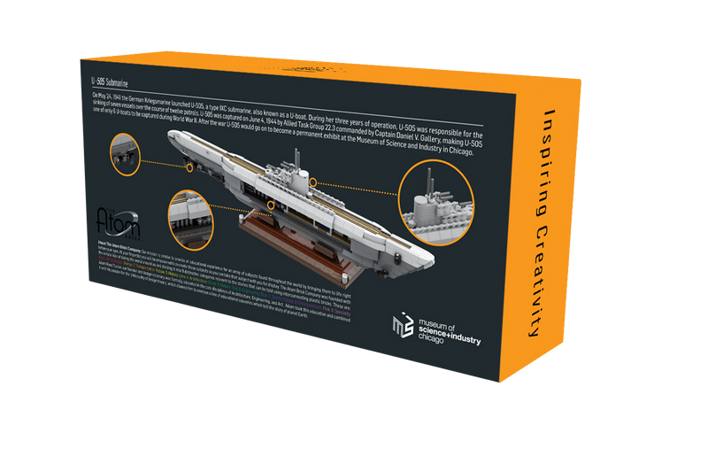 U -505 Atom Brick Building Kit.