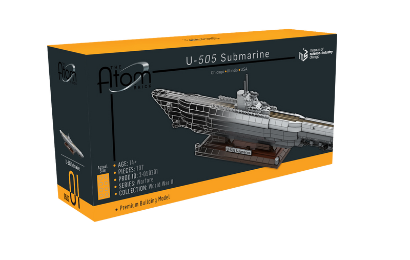 U -505 Atom Brick Building Kit.