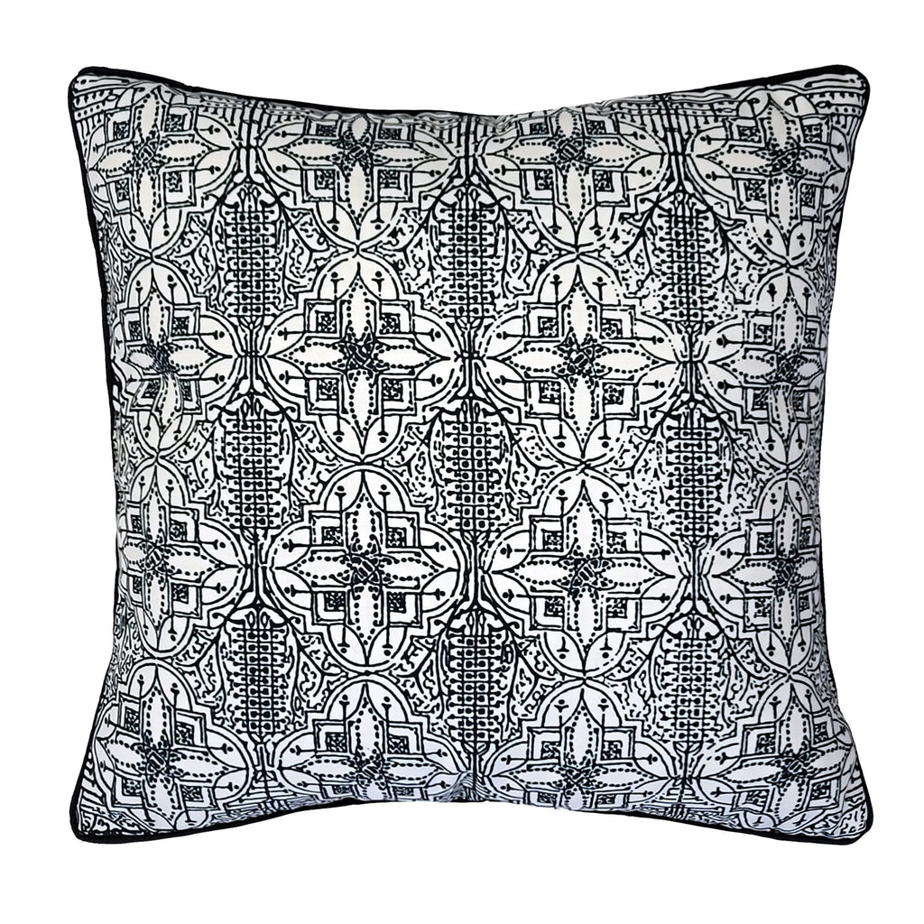 House Beautiful Printed Extracted Square Pillow 18x18.