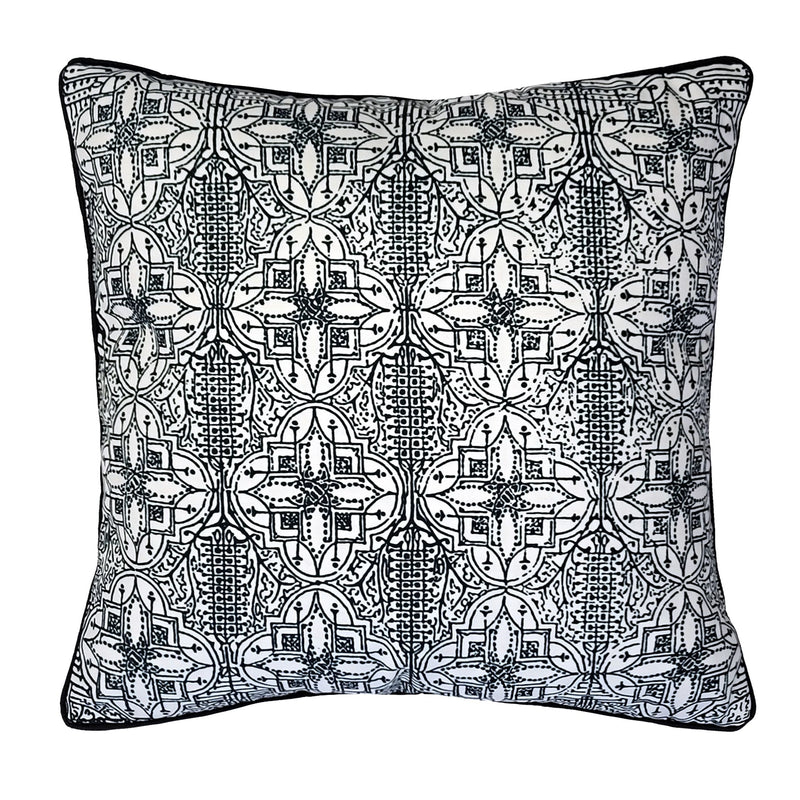 House Beautiful Printed Extracted Square Pillow 18x18.