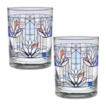 set of 2 waterlilies tumblers