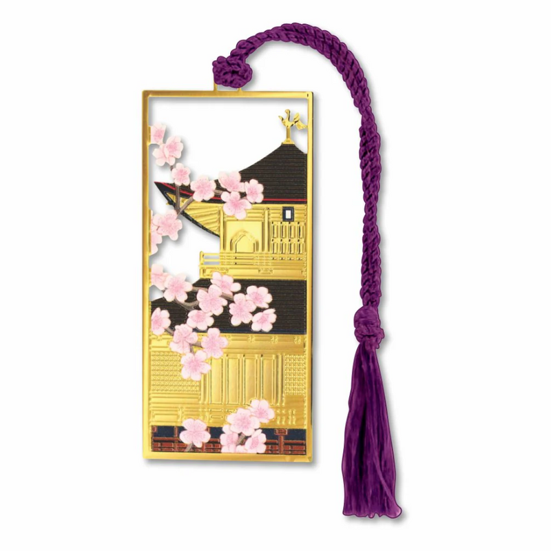 Zen Kyoto Golden Pavilion metal bookmark