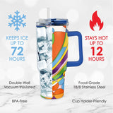 30 oz Tumbler- FLW March Balloons