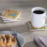 FLW "Liberty Covers Iii " 4 Pack Assorted Image Coasters