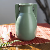 Teco 2 Buttress Green Vase