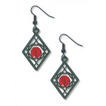 sullivan balustrade garnet bead earrings