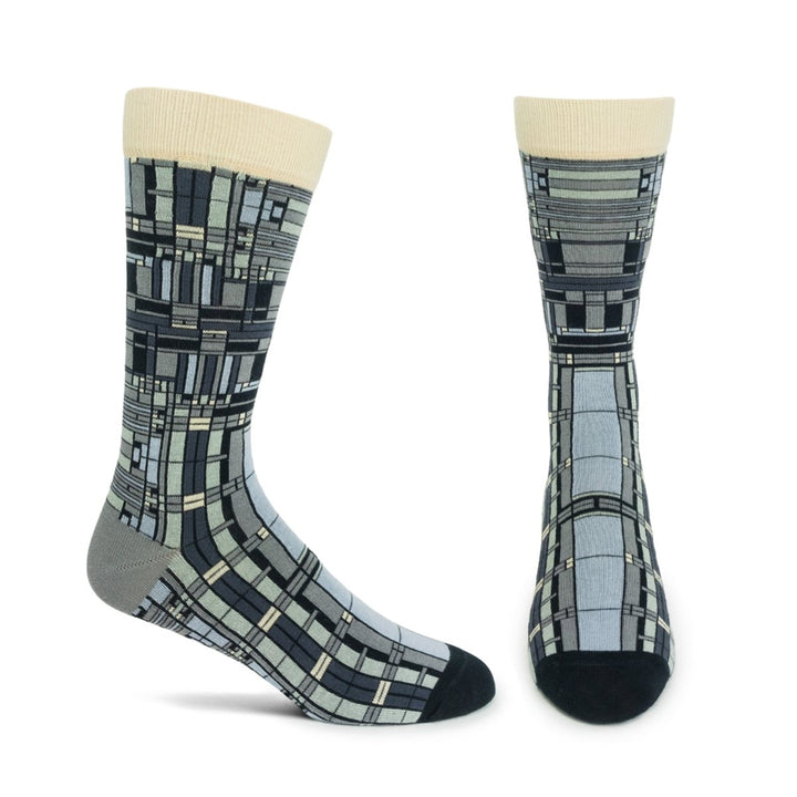 Oak Park Skylight Socks - Grey, Medium/Large