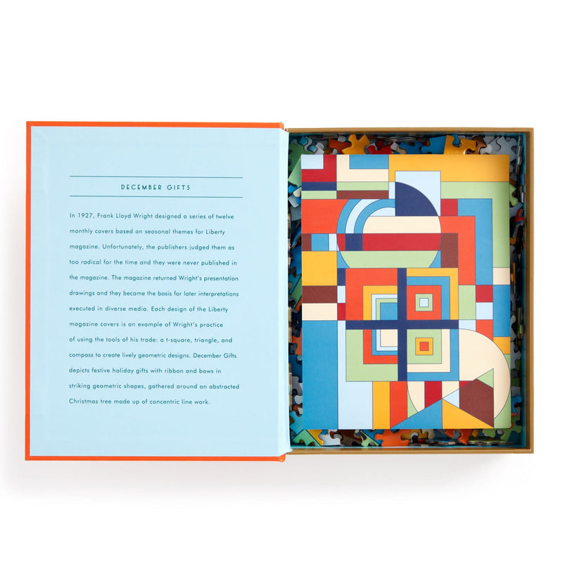 Frank Lloyd Wright December Gifts Book Puzzle, 500 pieces