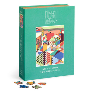 Frank Lloyd Wright Imperial Hotel Book Puzzle, 500 pieces