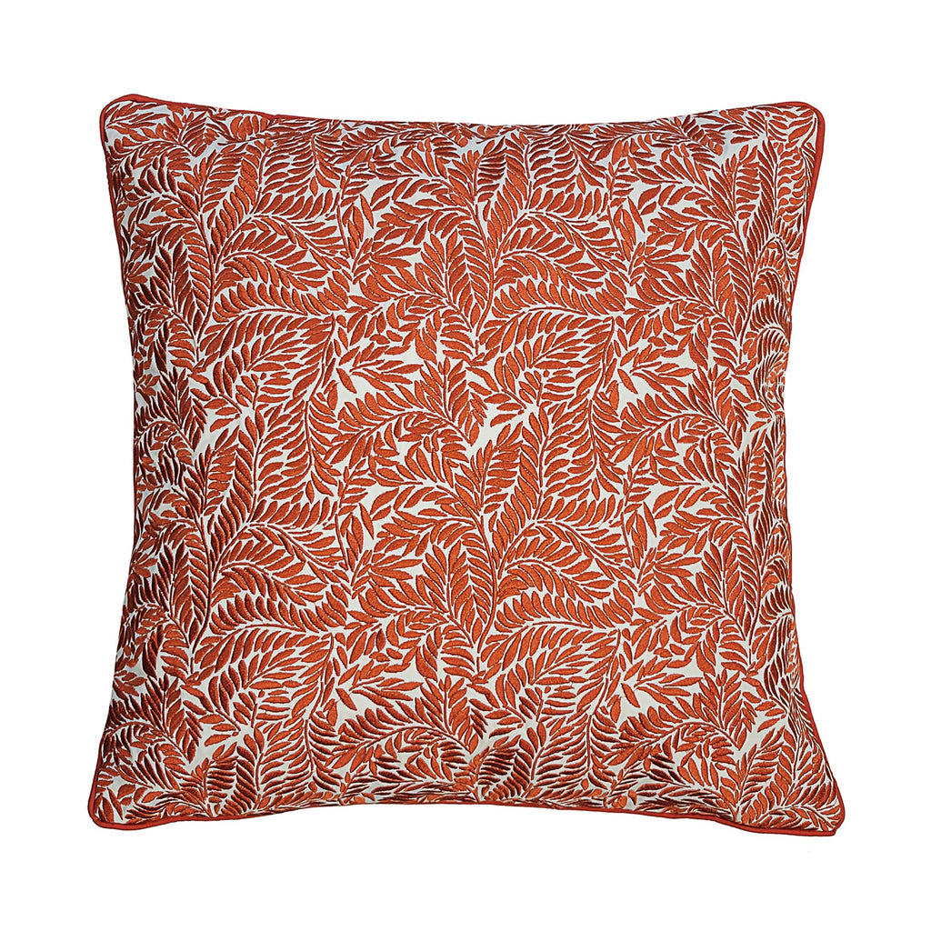 Imperial Hotel Clustered Leaves Pillow.