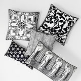 House Beautiful Printed Extracted Square Pillow 18x18.