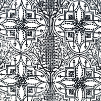 House Beautiful Printed Extracted Square Pillow 18x18.