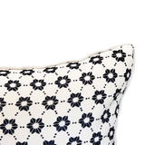 Imperial Hotel Mixed Scale Flowers w/ Dots Pillow 12x20.