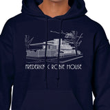 Robie House Architectural Rendering Fleece Hoodie