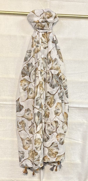 Falling Ginkgo Leaves Scarf