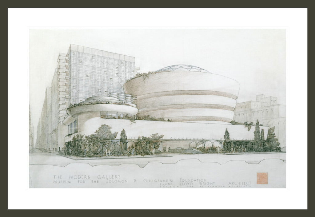 Archival Print - Guggenheim Museum - 16" x 20" Framed.
