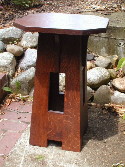 Mission Arts and Crafts Table, 24' Tall.