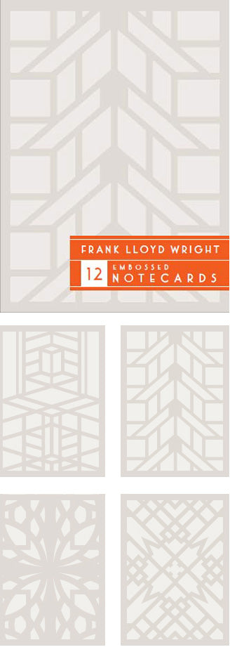 Notes-Frank Lloyd Wright Embossed Set/12