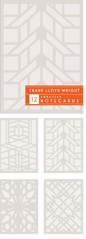 Notes-Frank Lloyd Wright Embossed Set/12