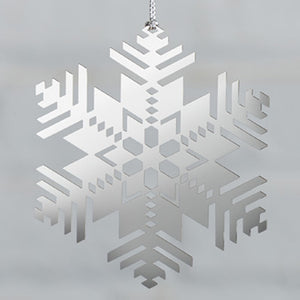 2D Frank Lloyd Wright Snowflake Ornament