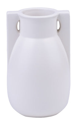 Two Buttress Vase - White