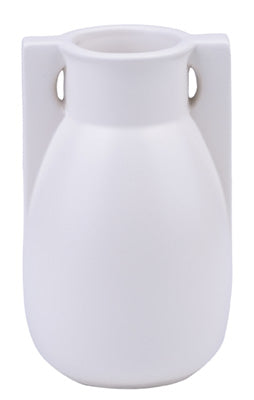 Two Buttress Vase - White