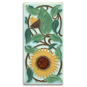 Sunflower Tile - 4" x 8"