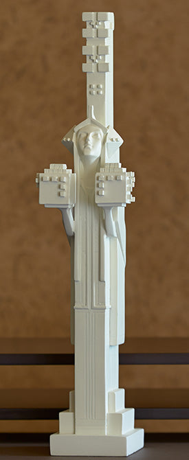 Sprite Holding Cubes Sculpture 15"