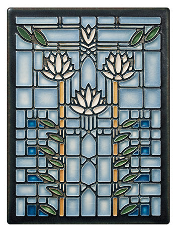 Waterlilies Tile - 8" x 6"