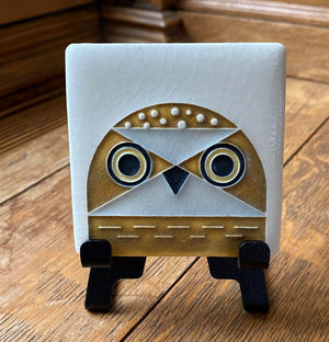 Owlet Tile - Charley Harper 3" x 3"