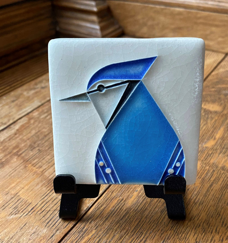 Blue Jay Tile - Charley Harper 3" x 3"