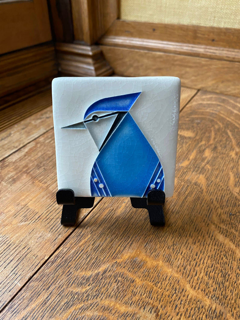 Blue Jay Tile - Charley Harper 3" x 3"