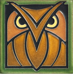Owl Tile - 4" x 4"