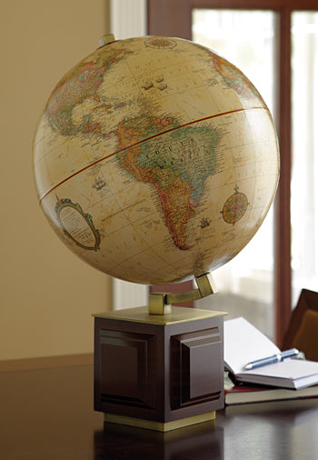 Four Square Desk Globe.